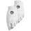 TaylorMade Heren Stratus Tech golfhandschoen (2-pack) Wit Small 1