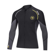 Wetsuit Top Men's 1.5mm Neoprene Wetsuits Jacket Front Zipper Long Sle