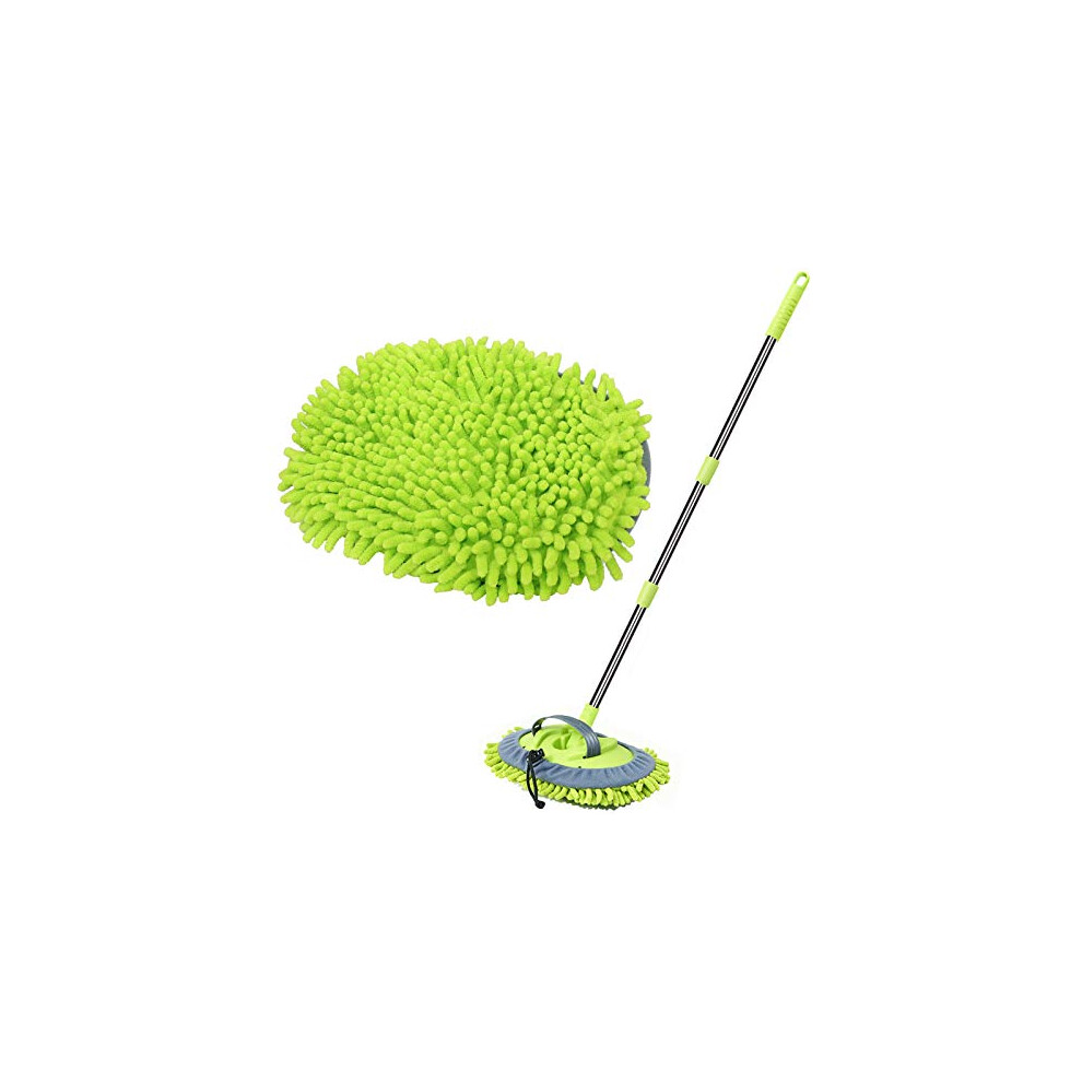 Willingheart 47.5"" Car Wash Brush Mop Cleaning Tool With Long Handle 8425511692599