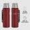 Thermos THERMOS Σιδηροδρομική Βαθμιδωτή Μπουκάλα 40oz, Ρουστίκ Κόκκινο 2