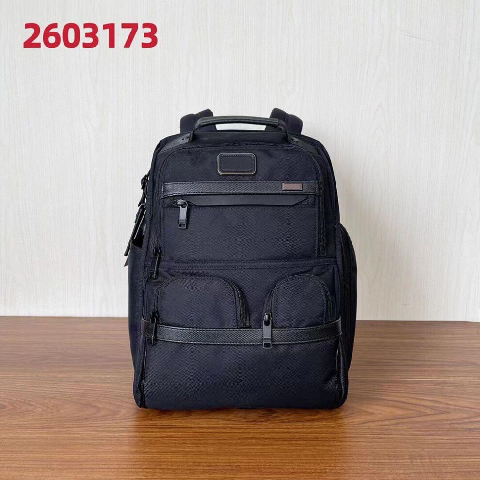 (black) Men's Ballistic Nylon Casual Business Laptop Backpack