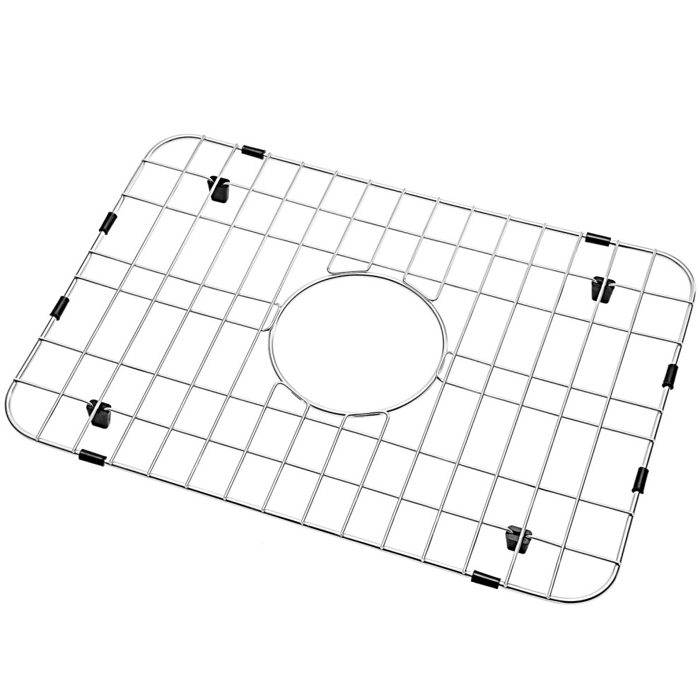 Serene Valley Sink Grid 18"" X 12-1/2"" Centered Drain With Corner Ra 793565955174