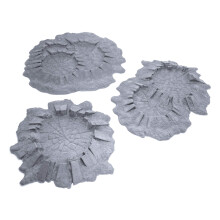Craters de Battlefield de Endertoys por Terrain4Print 3D Cen   rio de RPG de mesa e Terrain de jogo de guerra para miniaturas de 28 mm