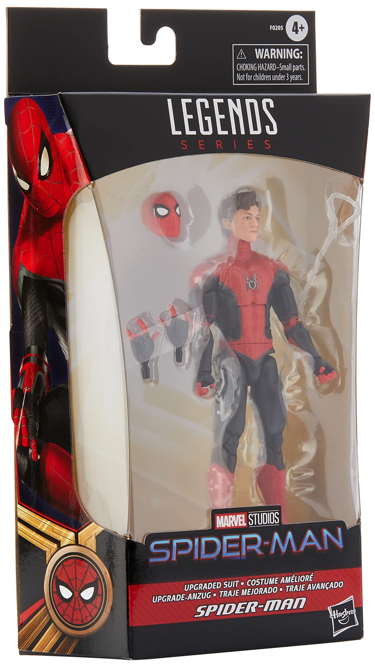 Spider-Man Marvel Legends Series 6-inch Scale Upgraded Suit Spider-Man ...