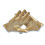 Adidas Adidas Freak 5.0 Ποδοσφαιρικά Γάντια Υποδοχής Ενηλίκων, Λευκό/Μεταλλικό Χρυσό, Μεσαίο 4