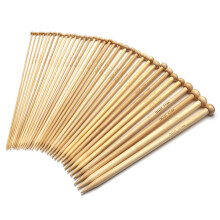 Needle de tricotat din bambus cu un singur punct 9 inch 18 perechi, ace