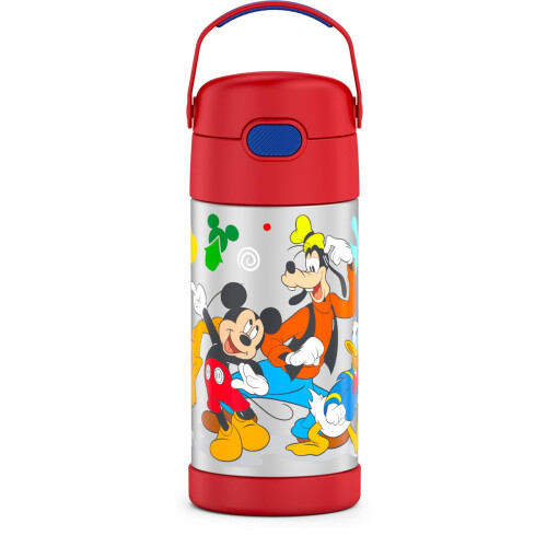 Thermos THERMOS FUNTAINER Μπουκάλι Νερού με Καλαμάκι - 12 Ουγγιές, Mickey Mouse