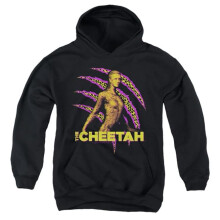 Trevco Sportswear WWM158-YFTH-2 Wonder Woman 84 The Cheetah Youth Hooded Sweatshirt, Black - Medium
