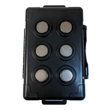 Spy Spot Magnetic Mount Weatherproof Case for GPS Trackers  Stash Lock Box for Items  Key Holder Under Vehicles  Fits GL200  G