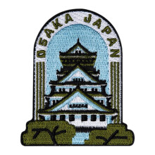 Vagabond Heart Osaka Patch - Osaka Castel Souvenir - Japan Iron on Travel Badge