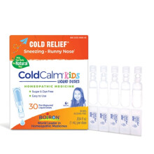 Boiron ColdCalm Kids 30 Liquid Doses - Cold Relief for Ages 6 Months+