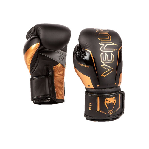 Venum Elite Evo Boxhandschuhe - Schwarz/Bronze