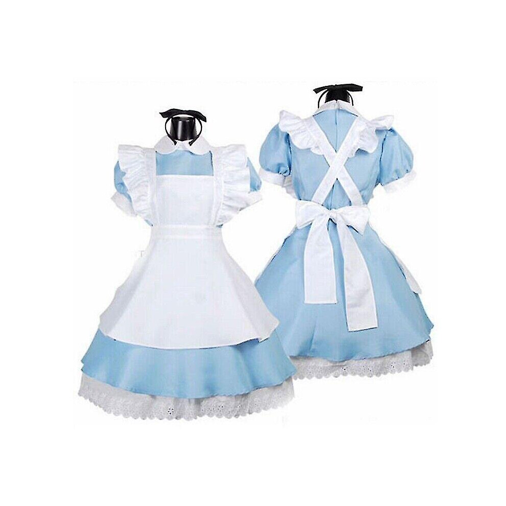 Maxpower Women Girls Lolita Maid Dress Uniform Adult Alice In Wonderland Cosplay Costume
