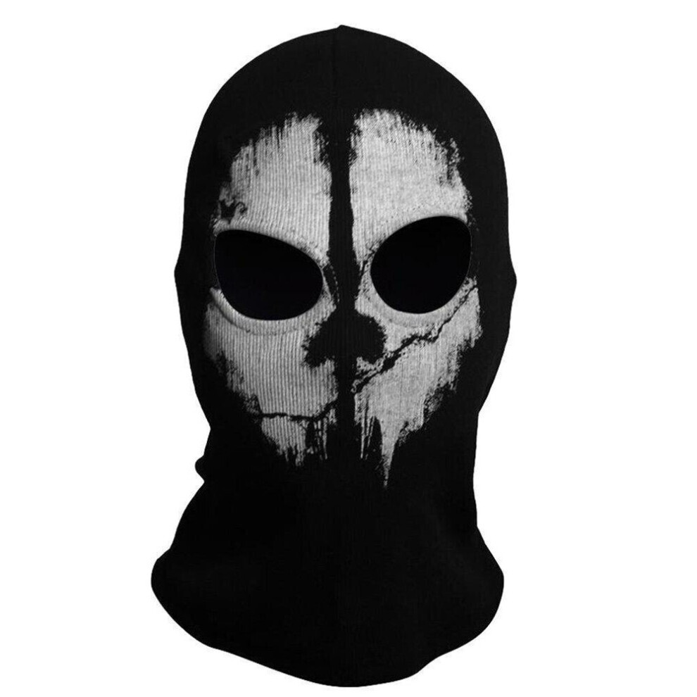 Maxpower Unisex Balaclava Hood Face Ghost Skull Mask For Call Of Duty Biker Halloween Skateboard Cos Riding Face Ghost Skull Mask