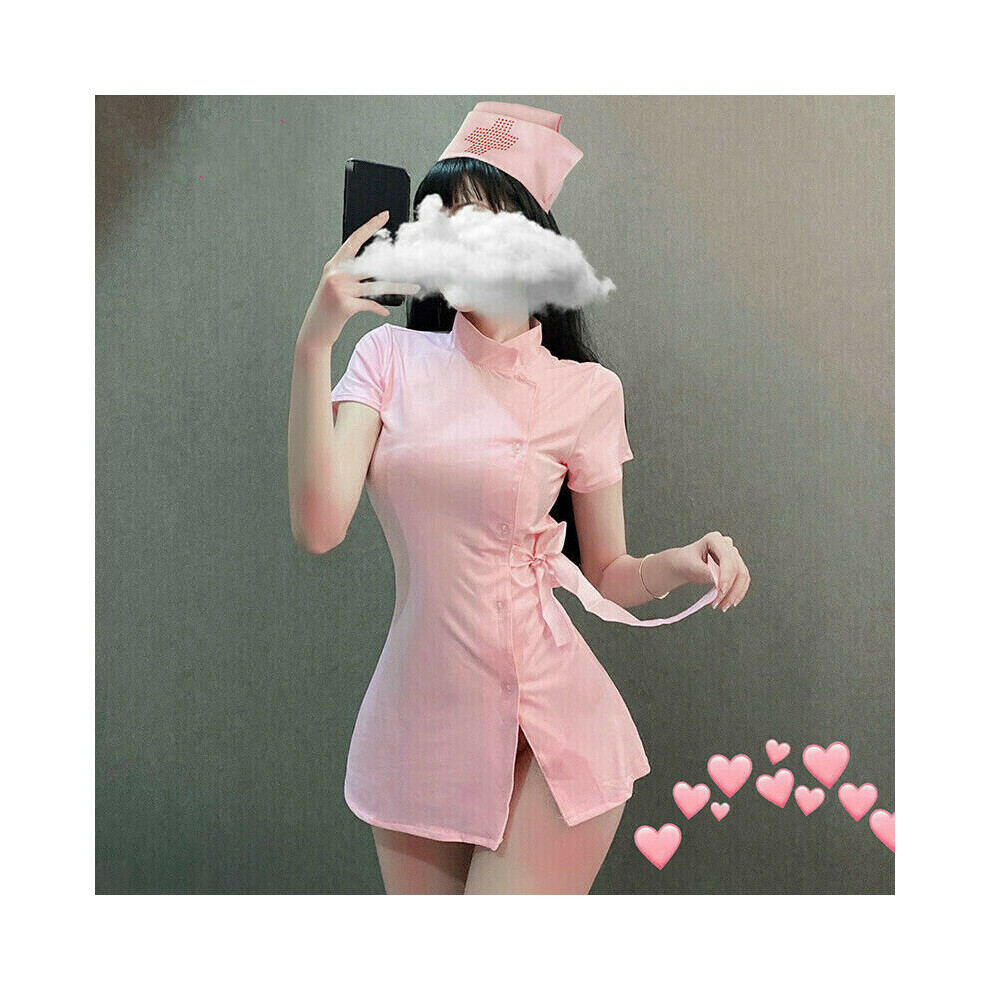 Maxpower Sexy Women Nurse Role Play Outfit Fancy Lingerie Dress Uniform Cosplay