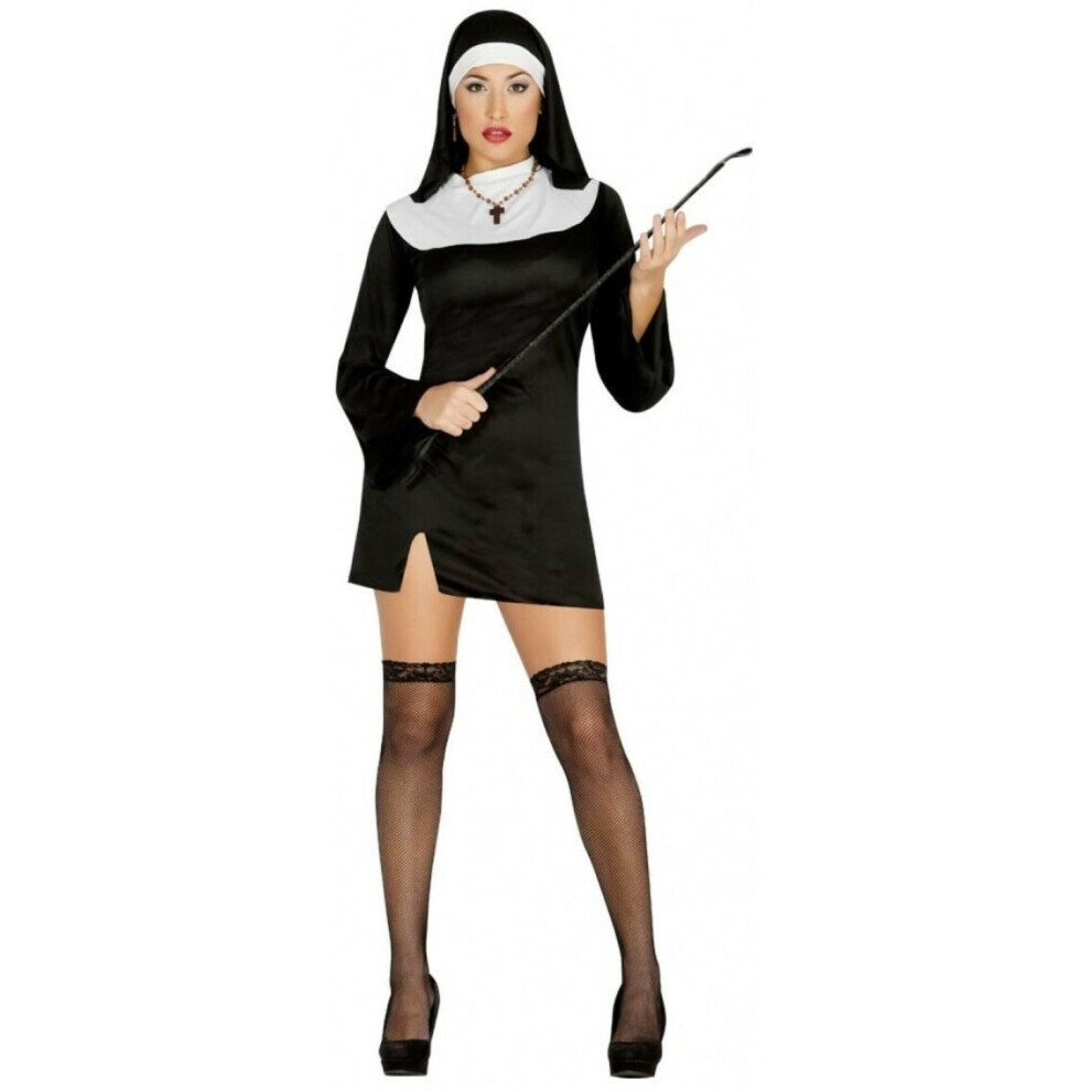 Maxpower (Xl) Ladies Sexy Sister Nun Religious Catholic Hen Do Fancy Dress Costume Outfit