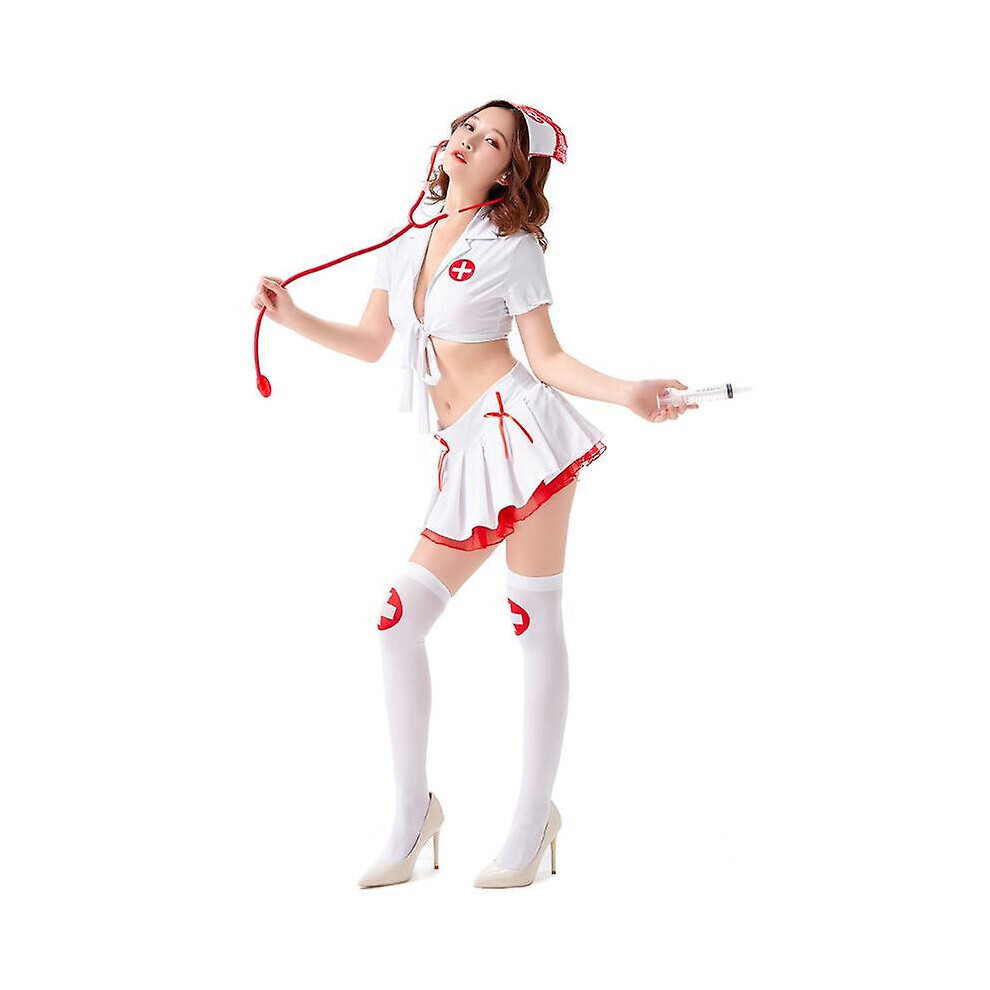 Maxpower Sexy Nurse Costume Porno Women Erotic Underwear Babydoll Lingerie Underwear Sexy Dress Nurse Maid Uniform For Role Playing
