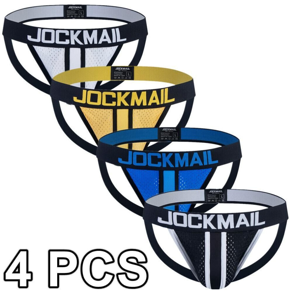 Maxpower Jockstraps Jockmail Low-Rise Mesh Breathable Men's Thong Underwear