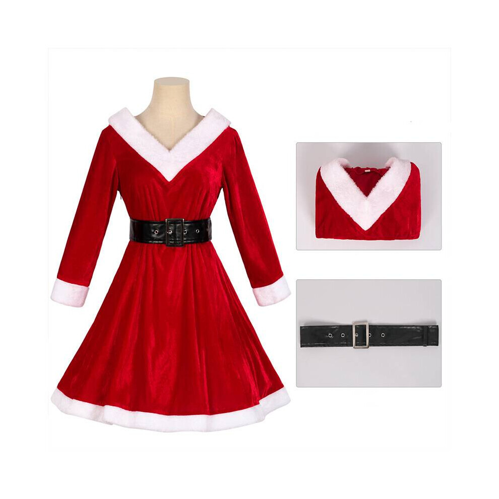 Maxpower (Style B -S) Christmas Costume Stage Show Party Fashion Red Sexy Bunny Bunny Girl Costume