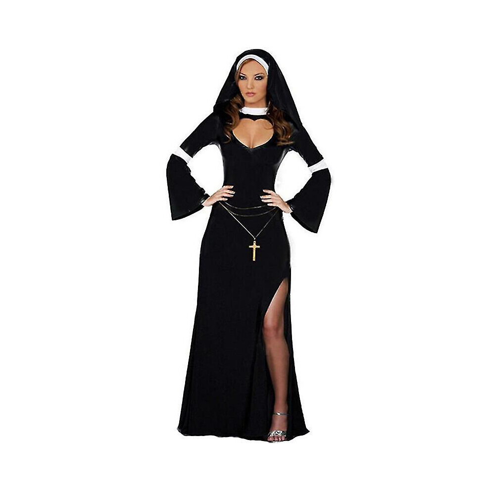 Maxpower (S) Sexy Nun Costume - Naughty Halloween Fancy Nun Dress Costume For Women