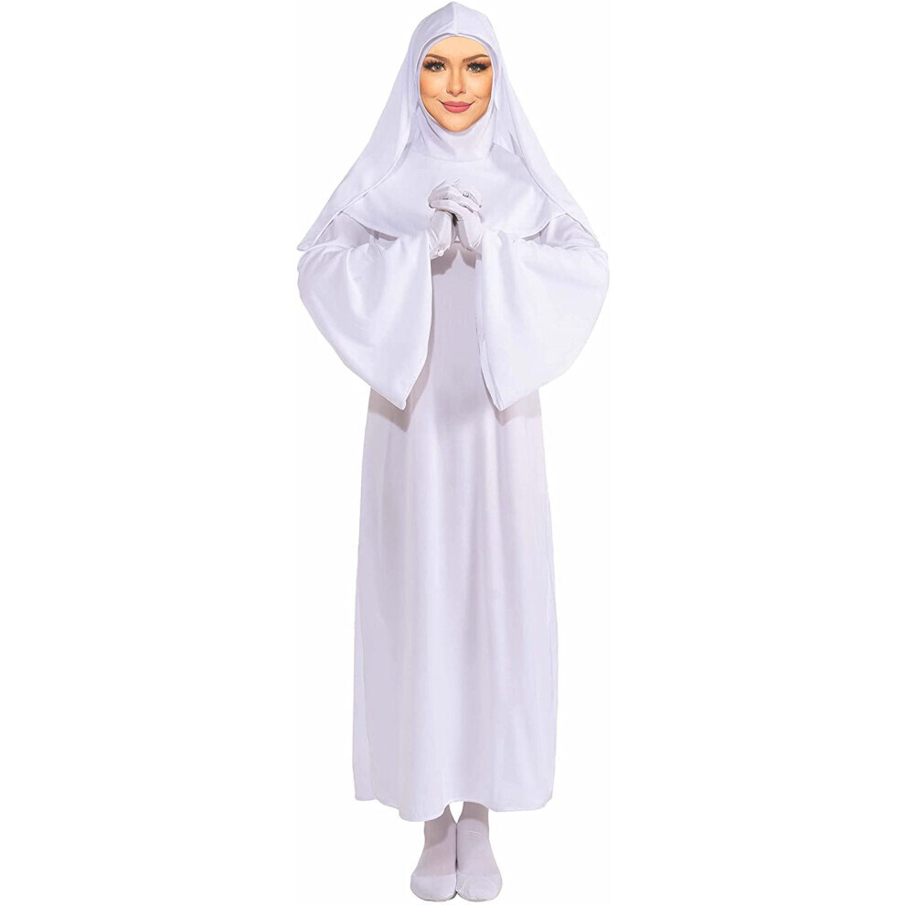 Maxpower White Forum Women's Nun Costume, Standard