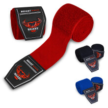BEAST RAGE Boxing Hand Wraps 4.5 Meter Martial Arts Bandages Inner Glo