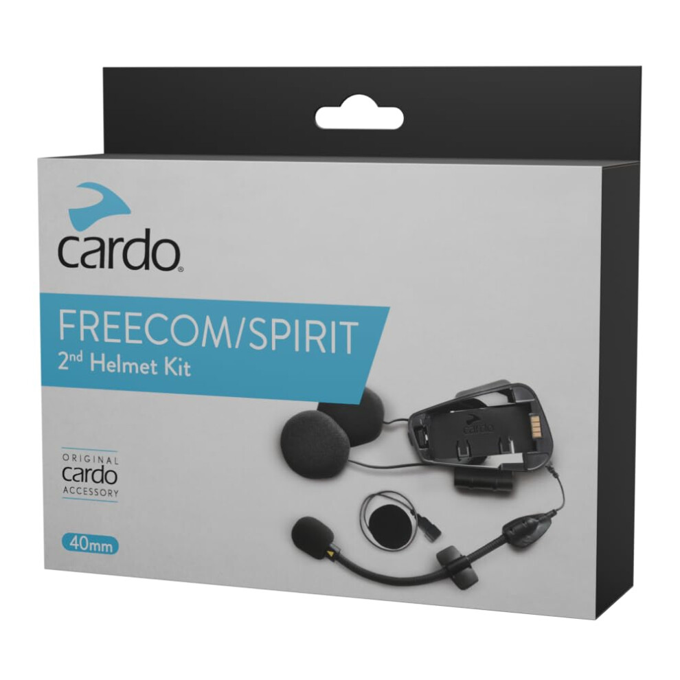 Cardo Freecom/Spirit Hd Drugi Zestaw RozszerzająCy Do Kasku, Czarny Dla Ty-image