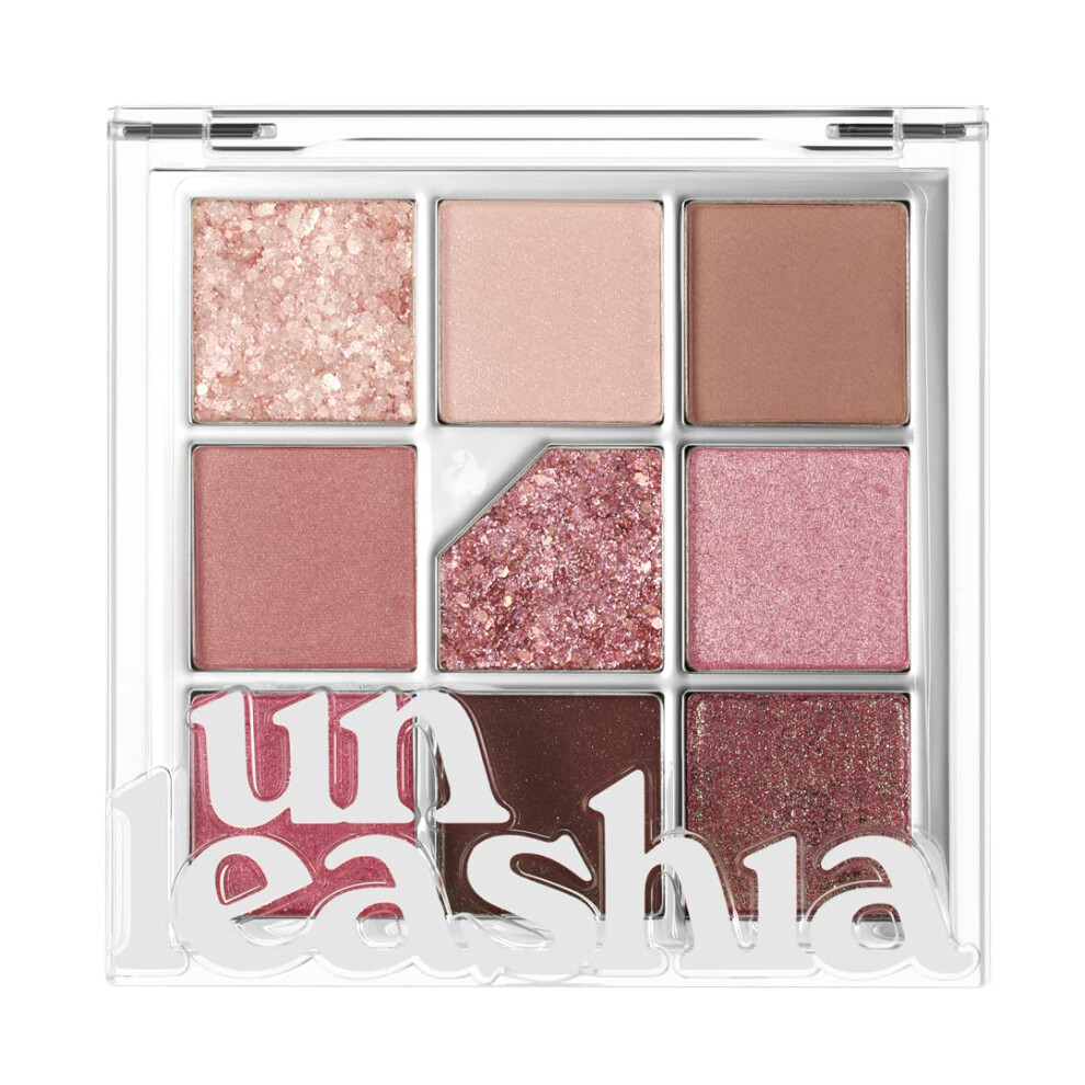 Entlang Unleashia Glitterpedia Eye Palette No.5 All Of Dusty Rose