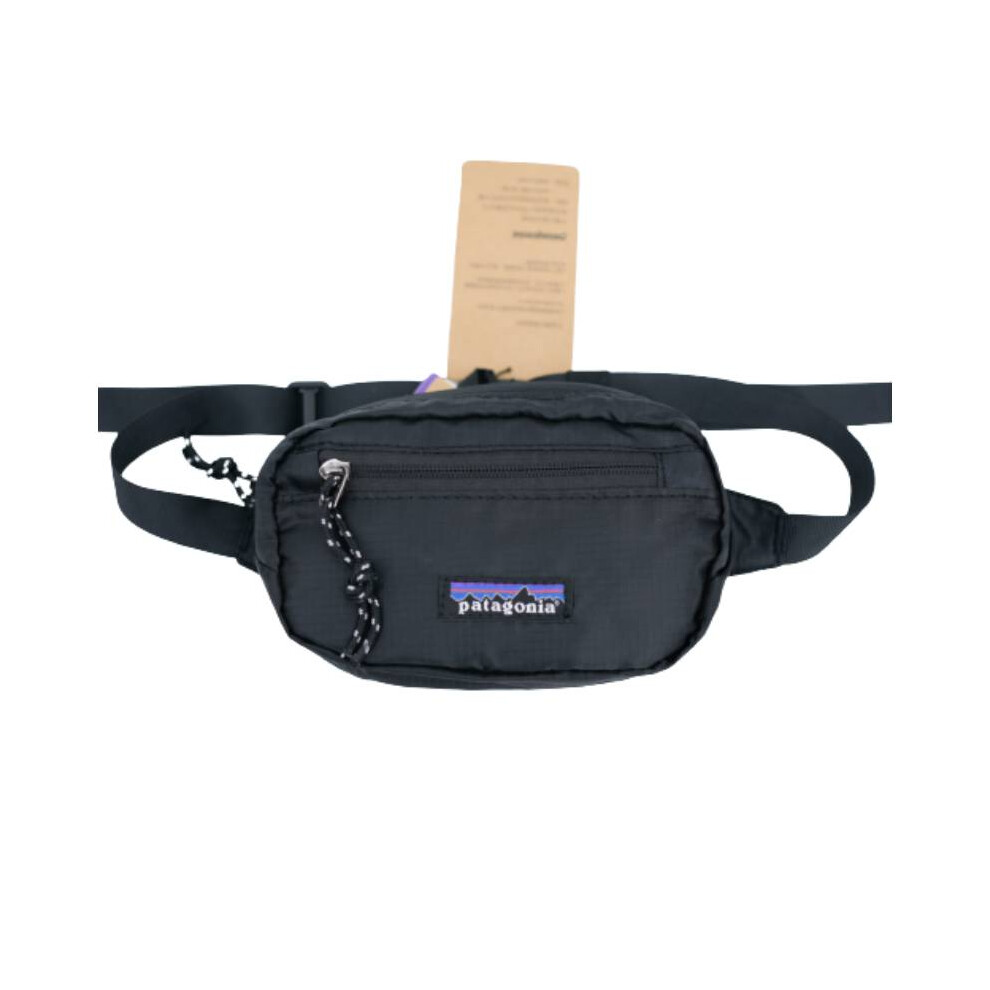 (Black) Mini Waist Patagonia Chest Pack Shoulder Crossbody Bag Men Women Leisure Outdoor