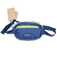 (Blue+Green) Mini Waist Patagonia Chest Pack Shoulder Crossbody Bag Men Women Leisure Outdoor