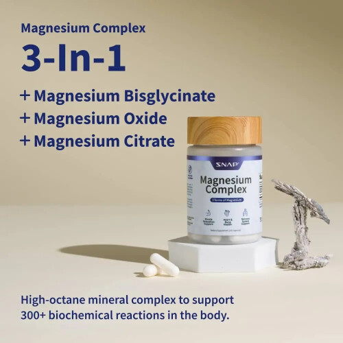 Snap Supplements, Complesso di Magnesio, 60 Capsule 2