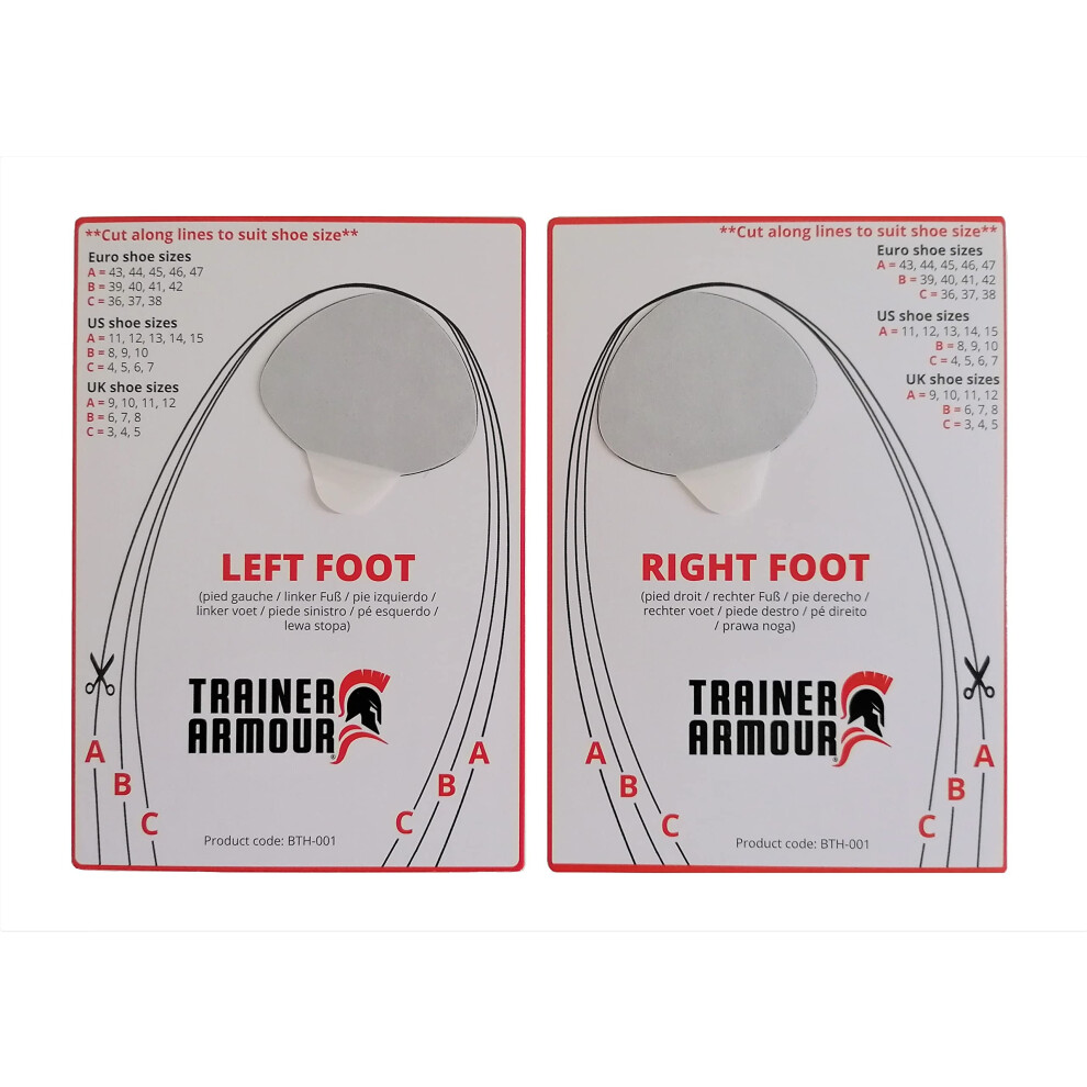 Onder Pantser Trainer Armour - Big Toe Hole Preventer Self-Adhesive Patches With A