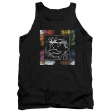 Trevco Sportswear HBRO409-TK-5 Monopoly Dusty Game Board No Logo Adult Tank Top, Black - 2X