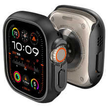 Spigen fr Apple Watch Ultra 3/2/1 Hlle, dnne Passform, 49 mm, leichte harte PC-Abdeckung  Schwarz