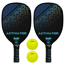 Set de Raquettes et Balles de Pickleball Franklin Sports - (2) Raquettes en Bois + (2) X-40
