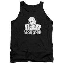 Trevco Sportswear PB121E-TK-3 Princess Bride & Morons Adult Tank Top, Black - Large