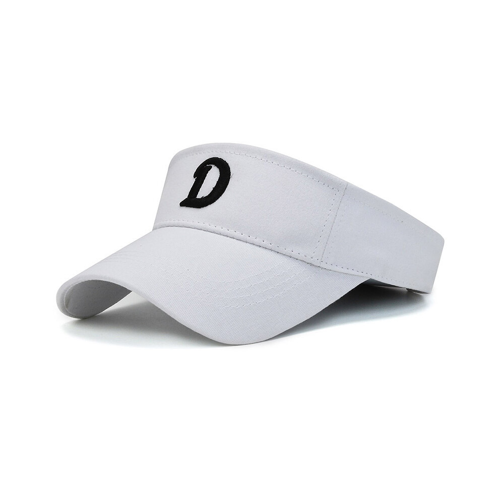 (White) Letter Embroidered D Spring Couple Sun Hat Mountaineering Top Empty Breathable-image-OPC-PGCJKQK-NEW