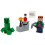 LEGO Lego Minecraft: Mineiro e Creeper com acess   rios de minas 1