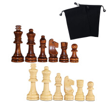 Hellpnoom Houten Schaakstukken Toernooi Staunton Houten Schaakstukken Alleen 3 Inch Koning Figuren Schaakspel Pionnen Beeldje Stukken Vervanging van