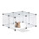 12-piece freestanding cabinet Transparent 9