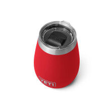 Copo de Vinho YETI Rambler 10 oz, Isolado a Vácuo, Aço Inoxidável com Tampa MagSlider, Vermelho