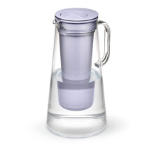 LifeStraw Home - Waterfilterkan 7-kops Wisteria BPA-vrij Ontworpen voor dagelijkse bescherming tegen bacteri n, parasieten, microplastics Lead Me