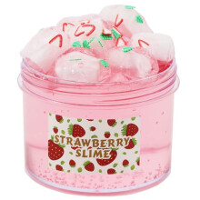 Neuestes Erdbeer-Knusper-Schleim-Rosa-Schleim-Set mit Glimmer fr Mdchen, Geburtstagsgeschenke, Schulparty-Geschenke, Spielzeug fr Mdchen und Jung