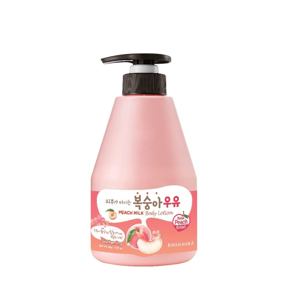 Willkommen Peach Welcos Kwailnara Milk Body Lotion 560 G / 19.75 Oz. ( Milk)