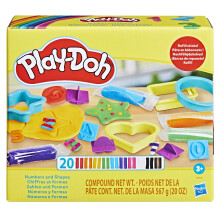 Play-Doh Numbers and Shapes Playset avec 17 outils et 20 btons composs Retour l'cole Fournitures de classe Kids Arts & Crafts