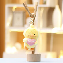 (Pink) Duck Annoying Funny Keychain Cute Cartoon Girl Backpack Hanging Dolls Plush