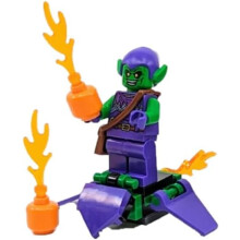 LEGO Marvel Superheroes: Green Goblin Minifigure with Glider and Pumpk