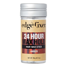 Red by Kiss Hair Wax Stick 24HR Max Hold Edge Fixer Edge Control Pomade Niet-plakkerig, niet-vettig Vlokvrije haarstylingwax 2,7 oz. Amber