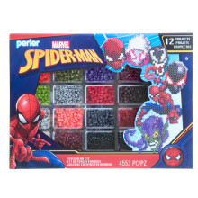Perler Marvel's Spider-Man Deluxe Box Fused Bead Kit 12 Unique Patter