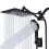 Cabeça de chuveiro de alta pressão Yurnomy de 8 polegadas com spray manual e braço de extensão ajustável 1